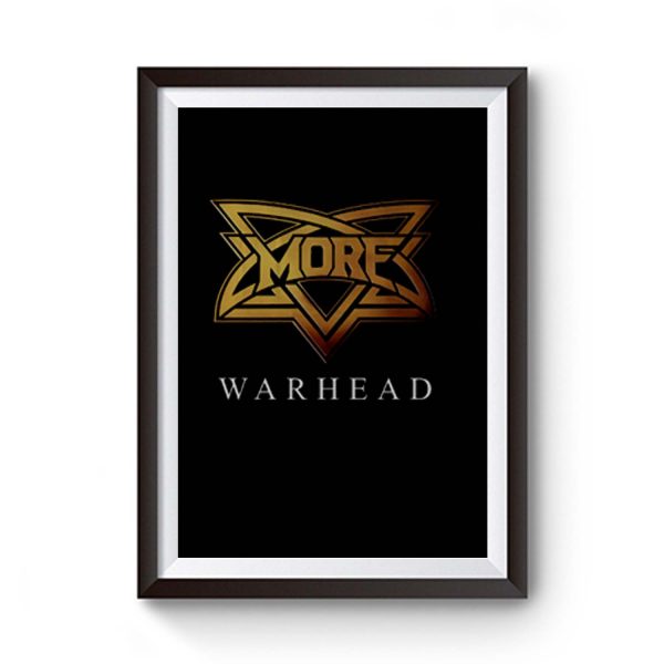 MORE WARHEAD BLACK DIAMOND HEAD SAXON 1981 NWBHM Premium Matte Poster