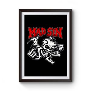 Mad Sin Psychobilly Punk Rock Band Premium Matte Poster