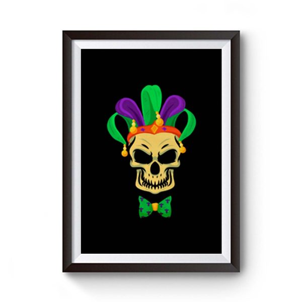 Mardi Gras Skull Party Carnival Festival Mask Premium Matte Poster