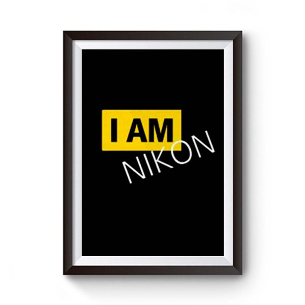 New I Am Nikon Photographer Premium Matte Poster