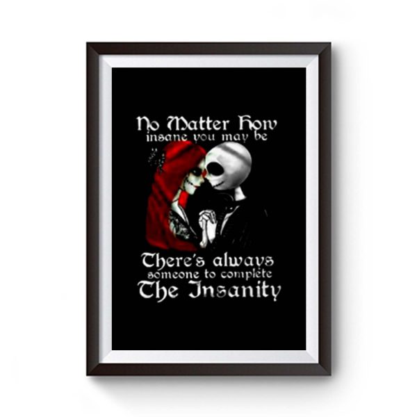 Nightmare Before Christmas Jack and Sally Premium Matte Poster