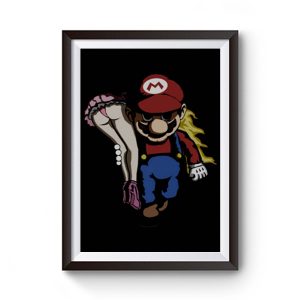 Nintendo Mario and Peach Premium Matte Poster