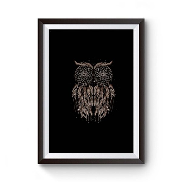 Owl Dreamcatcher Premium Matte Poster