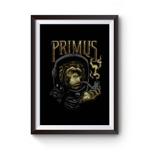 PRIMUS ASTRO MONKEY BLACK Premium Matte Poster