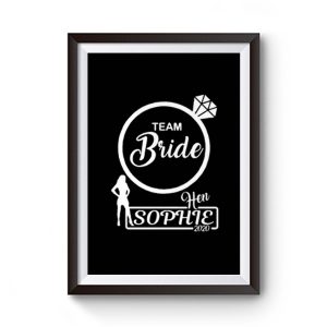 Personalised Team Bride The Bride Premium Matte Poster