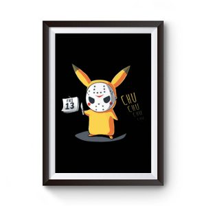 Pikachu Pokemon Halloween Premium Matte Poster