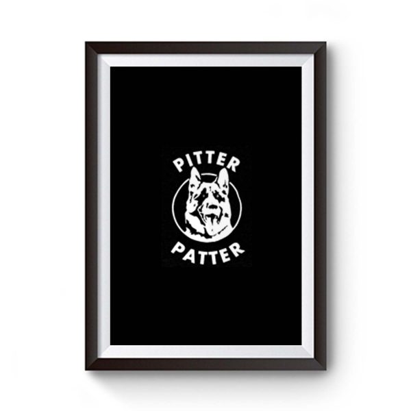 Pitter Patter Arch Logo Premium Matte Poster