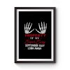 Property Of My Super Sexy September Guy Look Away Human Bone Hand Couple Spouse Premium Matte Poster