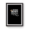 Proud Black Deputy Sheriff Premium Matte Poster