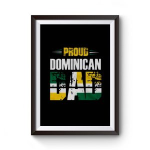 Proud Dominican Dad Premium Matte Poster