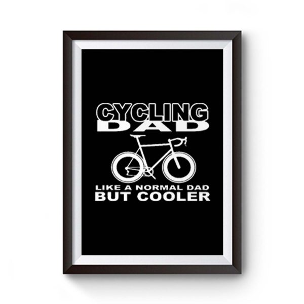 cycling dad grandad Premium Matte Poster