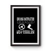 driving instructor dad Premium Matte Poster