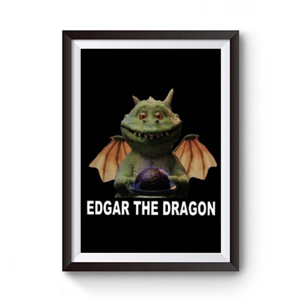 edgar the dragon digital printed Premium Matte Poster