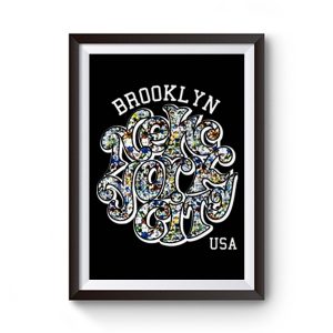 new york city Brooklyn Premium Matte Poster