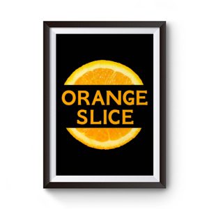 orange slice Premium Matte Poster