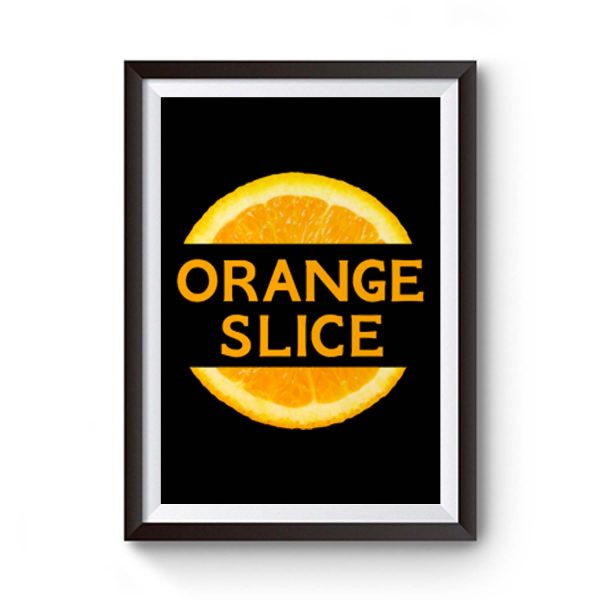 orange slice Premium Matte Poster