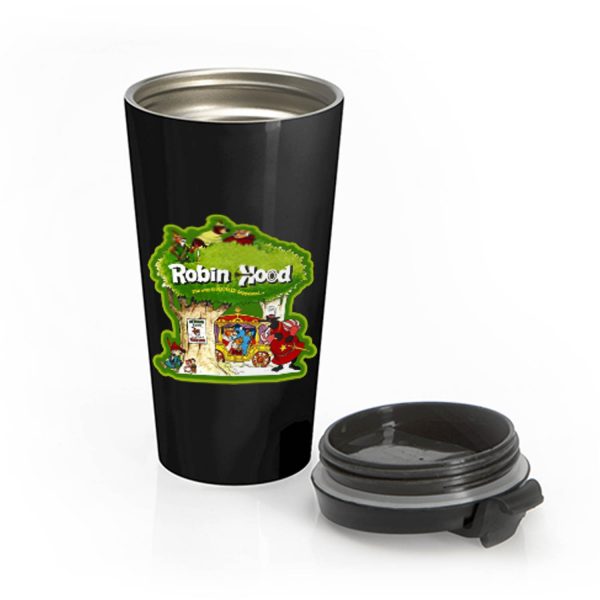 70s Disney Animated Classic Robin Hood Stainless Steel Travel Mug