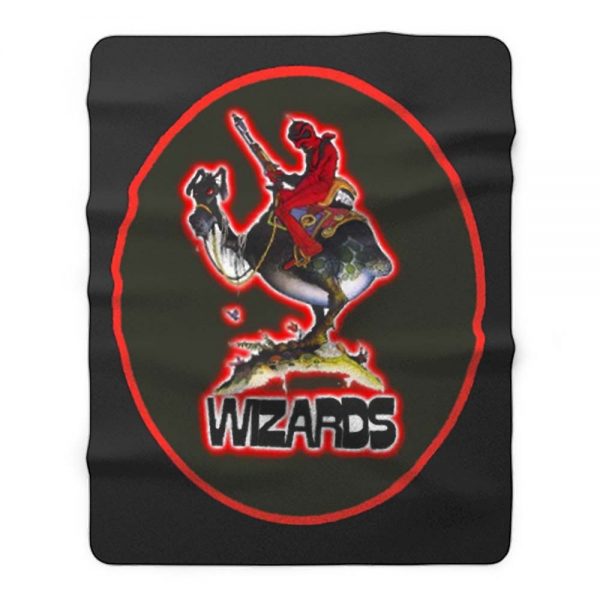 70s Ralph Bakshi Animated Classic Wizards Fleece Blanket