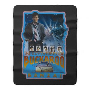 80s Classic Adventures of Buckaroo Banzai Fleece Blanket