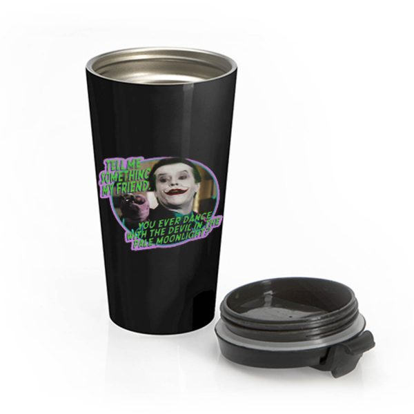 80s Classic Batman The Joker Dance With the Devil Stainless Steel Travel Mug