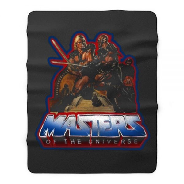 80s Classic Masters of the Universe He Man And Blade Fleece Blanket