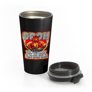 80s Schwarzenegger Classic Conan the Barbarian Whats Best In Life Stainless Steel Travel Mug