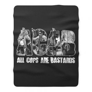 ACAB All Cops Are Bastards Fleece Blanket