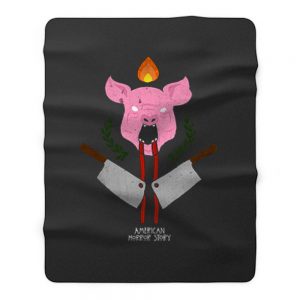 AMERICAN HORROR STORY PIG Fleece Blanket
