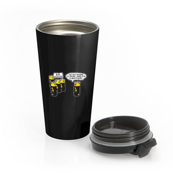 Aa Battery Meeting Stainless Steel Travel Mug