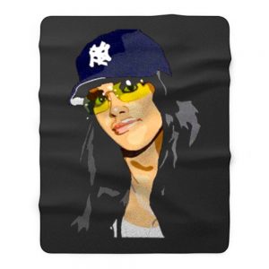 Aaliyah New York Trucker Caps Fleece Blanket