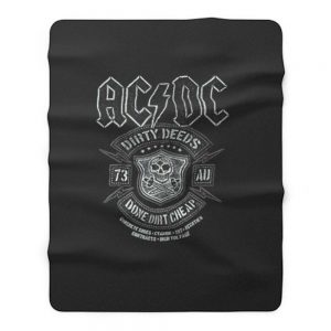 Acdc Dirty Deeds Fleece Blanket