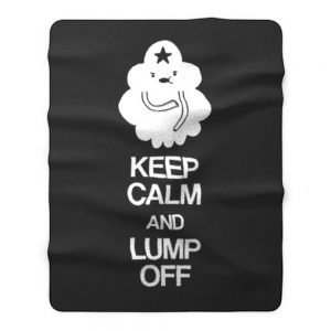 Adventure Time Keep Calm And Lump Of Fleece Blanket