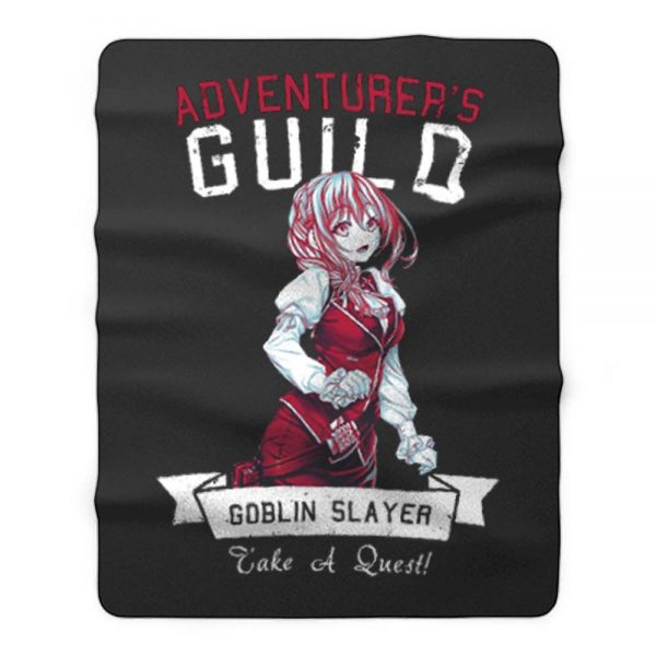 Adventurers Guild Girl Goblin Slayer Fleece Blanket