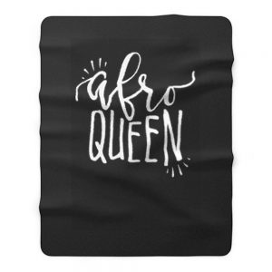Afro Queen Fleece Blanket