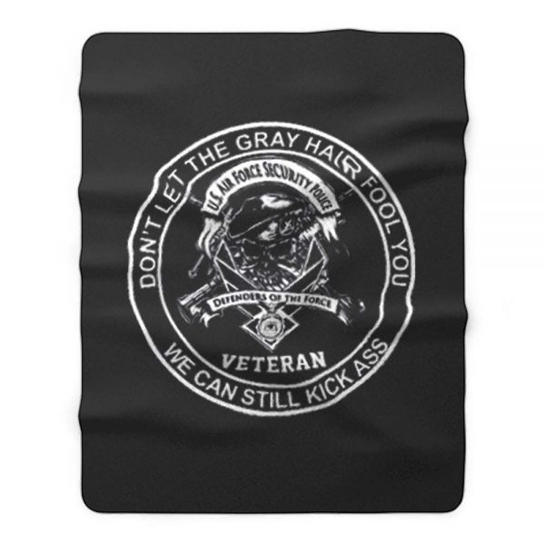 Air Force Security Police Veteran Fleece Blanket