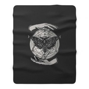 Alchemy Butterfly Occult Fleece Blanket