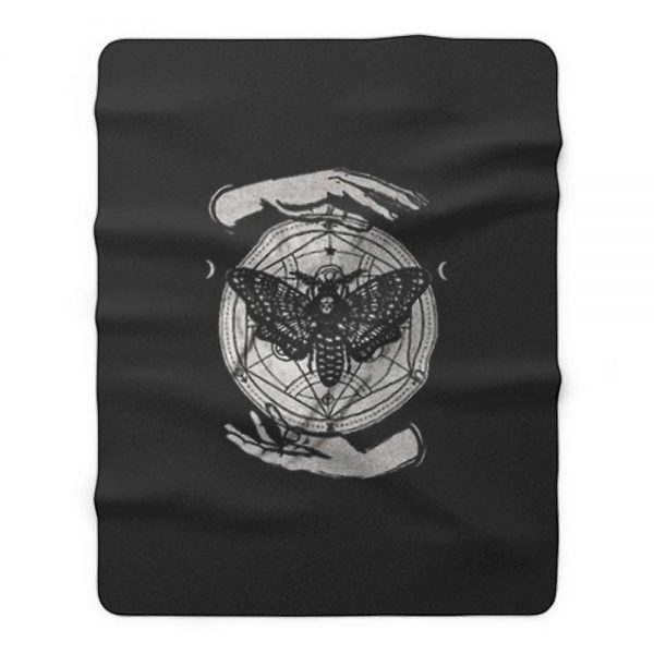 Alchemy Butterfly Occult Fleece Blanket