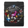 Alice In Wonderland Quarantine Fleece Blanket