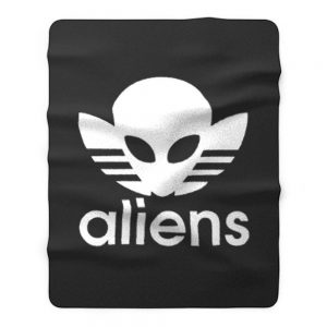 Aliens Logo Humorous Fleece Blanket