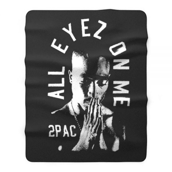 All Eyez On Me 2Pac Thug Life Fleece Blanket