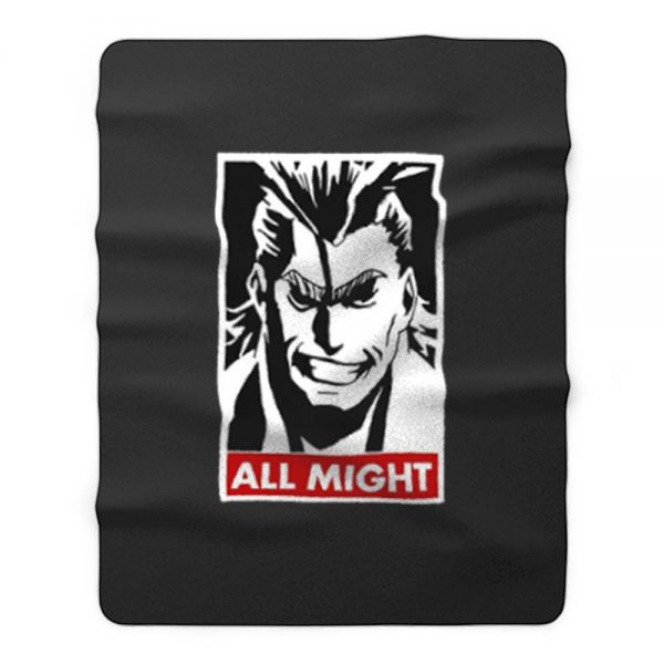 All Might My Hero Academia Fleece Blanket