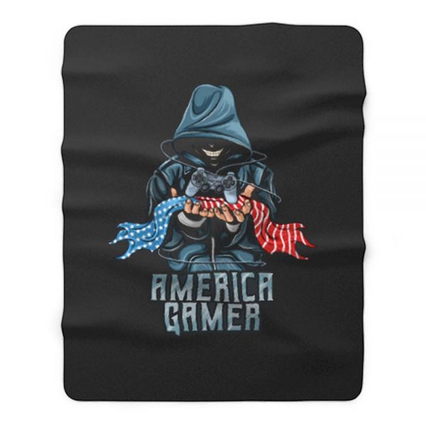 American Gamer Fleece Blanket