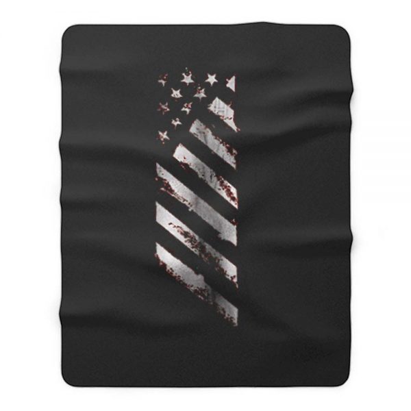 American Line Patriotic Usa Flag Fleece Blanket