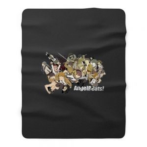 Angel Beats Anime Fleece Blanket