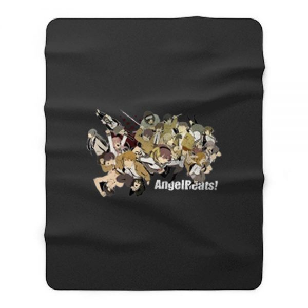 Angel Beats Anime Fleece Blanket