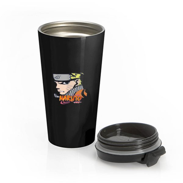 Angry Face Little Naruto Stainless Steel Travel Mug