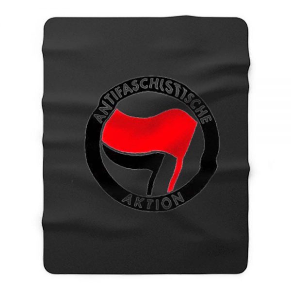 Antifaschistische Aktion Fleece Blanket