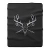 Antler Skull Archery Fleece Blanket