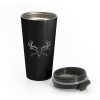 Antler Skull Archery Stainless Steel Travel Mug