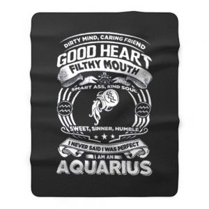 Aquarius Good Heart Filthy Mount Fleece Blanket